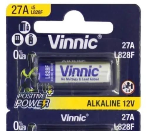 Pila Vinnic A27 12V Alcalinas