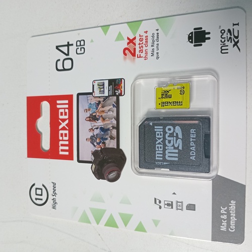 Micro SD Clase 10 64Gb Maxell