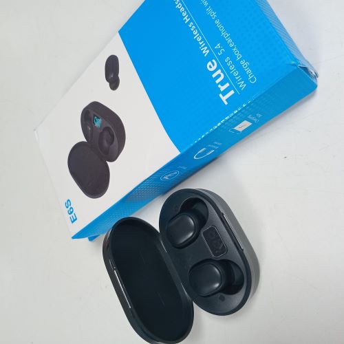 Auriculares Inalámbricos E6s Celu Tablet Musica Juegos Bluetooth Negro