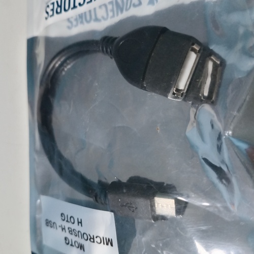 Conector Cable OTG USB A Hembra a MicroUSB (Para Telefono Celular)