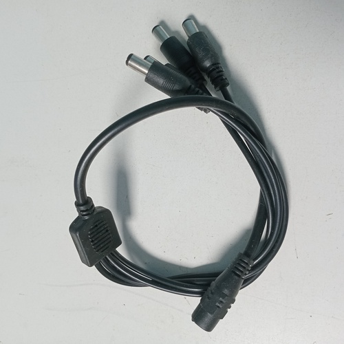 Cable Pulpo 1 Hembra 4 Machos DC 2.1 X 5.5mm Camaras Dvr Pedales
