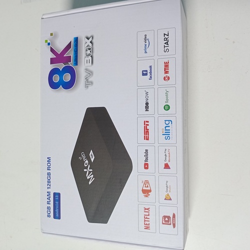 TV Box MX QPRD 8K 8Gb Ram 128Gb ROM Android 13