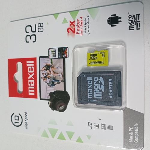 Micro SD Clase 10 32Gb Maxell