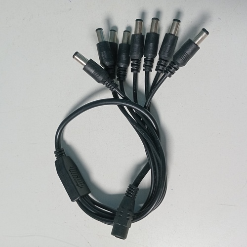Cable Pulpo 1 Hembra 8 Machos DC 2.1 X 5.5mm Camaras Dvr Pedales