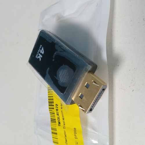 Adaptador DP Macho (Display Port) a HDMI Hembra